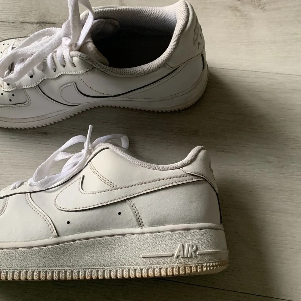 Nike Air Force 1 shoes size 7 Y sneakers white unisex‎